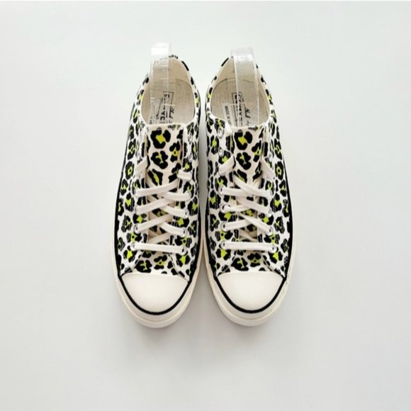 Converse Chuck 70 Ox Egret Black Bold Lime Women's 12 - Picture 3 of 6